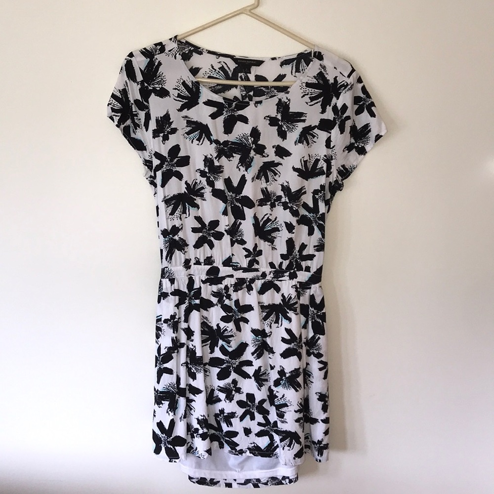 Open-back Floral Banana Republic Dress